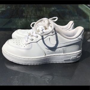 EUC pair of Air Force 1 Sneakers (Size 1Y)